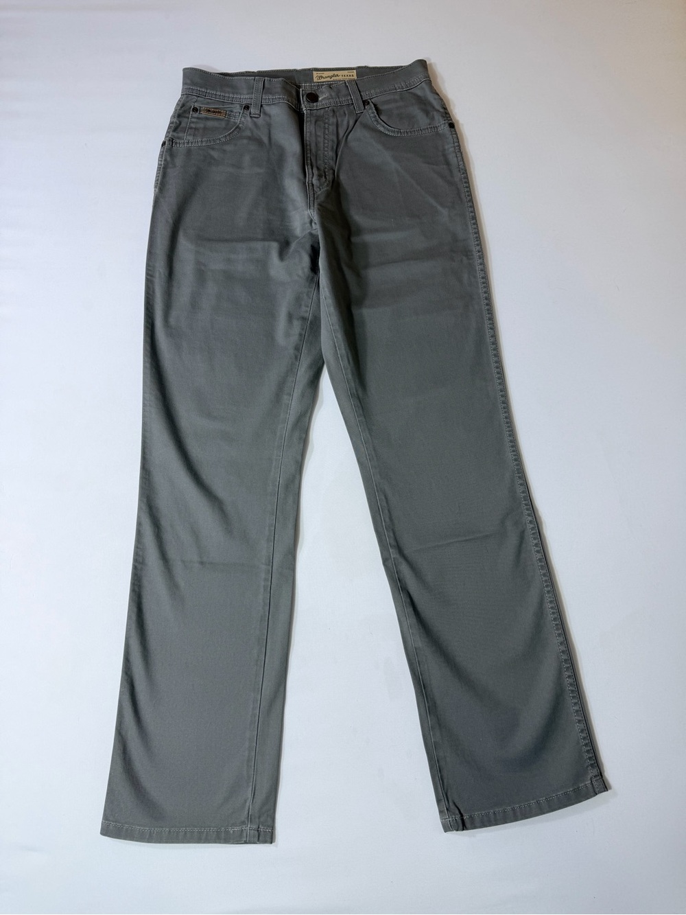 Wrangler Texas Stretch Grey Jeans Mens W31 L32 Grey Denim Straight Regular